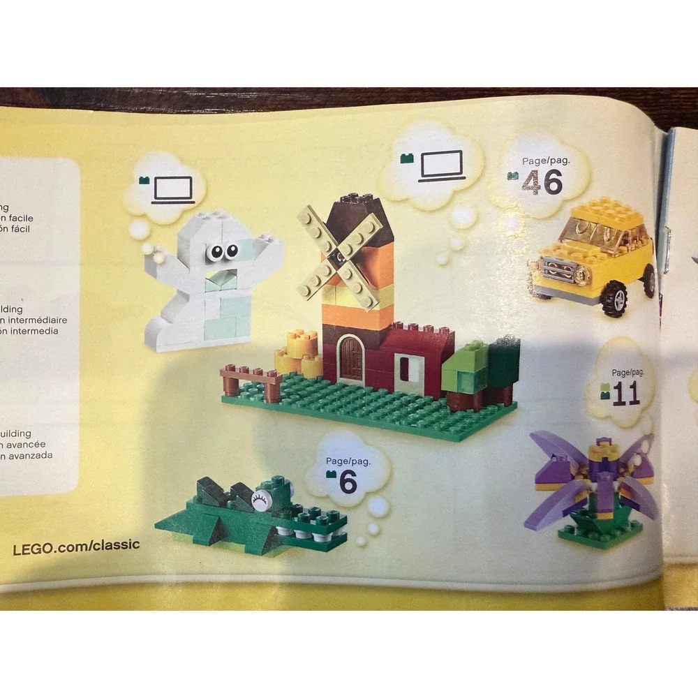 LEGO Classic Medium Creative replacement Instruction Manual Booklet Only - Picture 3 of 5
